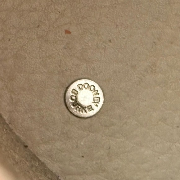 Vintage Dooney & Bourke AWL Pebble Leather Tote Bone Tan‎ Duck Bag - Picture 16 of 16